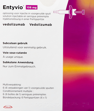 Entyvio 108mg Sol Inj Ser Preremplie 6 1