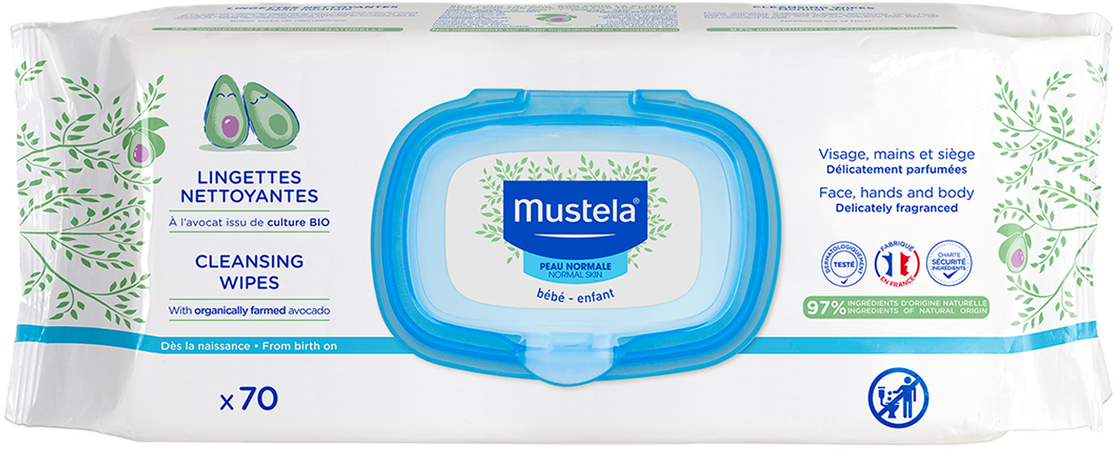 Mustela Bb Lingettes Dermo Apaissantes 70 1