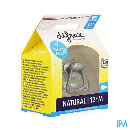 Difrax Fopspeen Natural 12m+ Girl 1