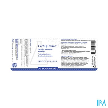 Ca-mg Zyme Biotics Comp 120 5
