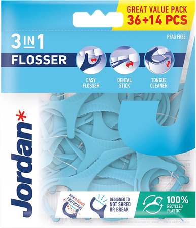 Jordan 3in1 Flosser Pvc 36 1
