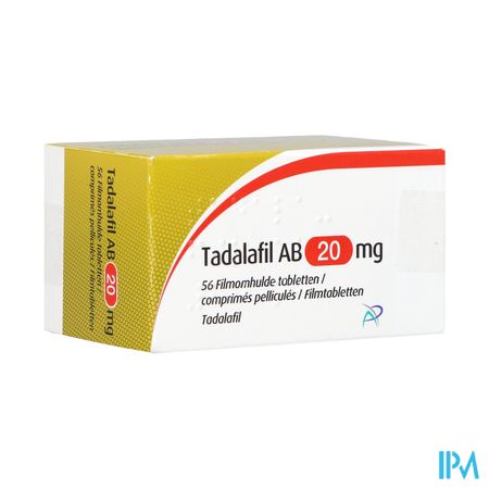 Tadalafil Ab 20mg Filmomh Tabl 56 X 20mg