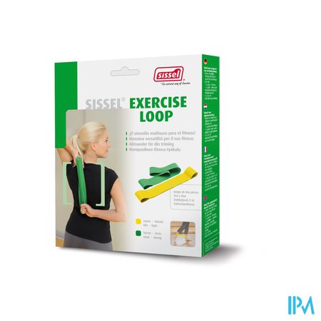 Sissel Exercise Looop Set 2 Stuks (groen En Geel)