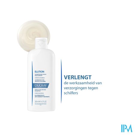 Ducray Elution Sh Zacht Evenwichtherstel. 400ml Nf 16