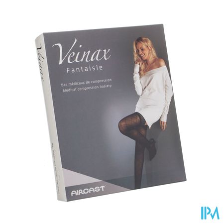 Veinax Collant Petit Losange 2 Long Noir Taille 3