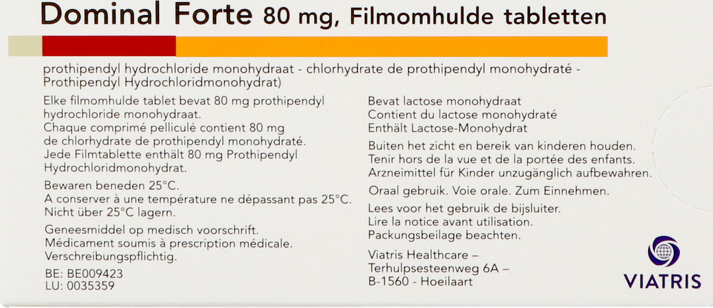 Dominal Forte Comp Secable 50x80mg 6