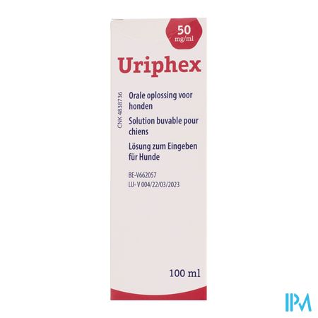 Uriphex 50mg/ml Orale Opl Honden 100ml 1