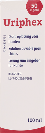 Uriphex 50mg/ml Orale Opl Honden 100ml 1