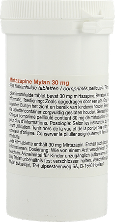 Mirtazapine Viatris 30mg Comp Pell 250 Pot 4