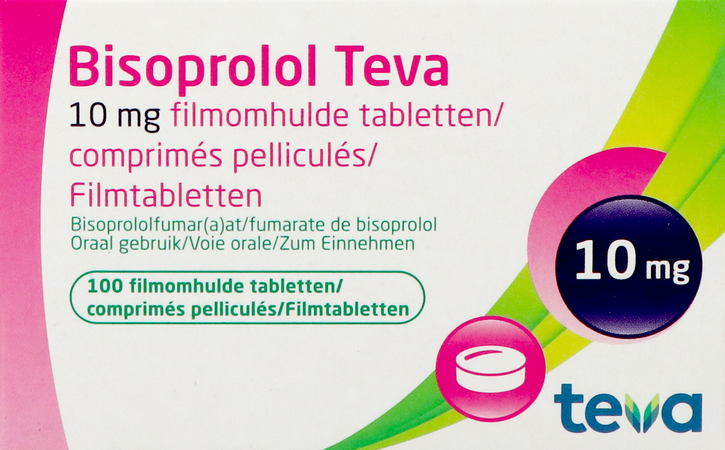 Bisoprolol Teva 10mg Tabl 100 1