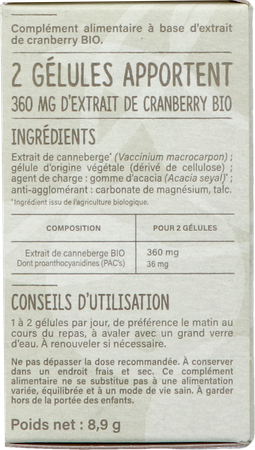 Vitavea Cranberry Bio Caps 20 5