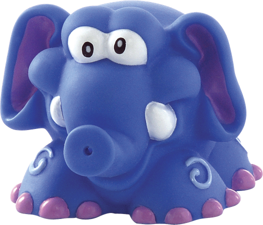 Nuby Spuitende badspeeltjes: Krokodil, Olifant en Eend - 4m+ 8