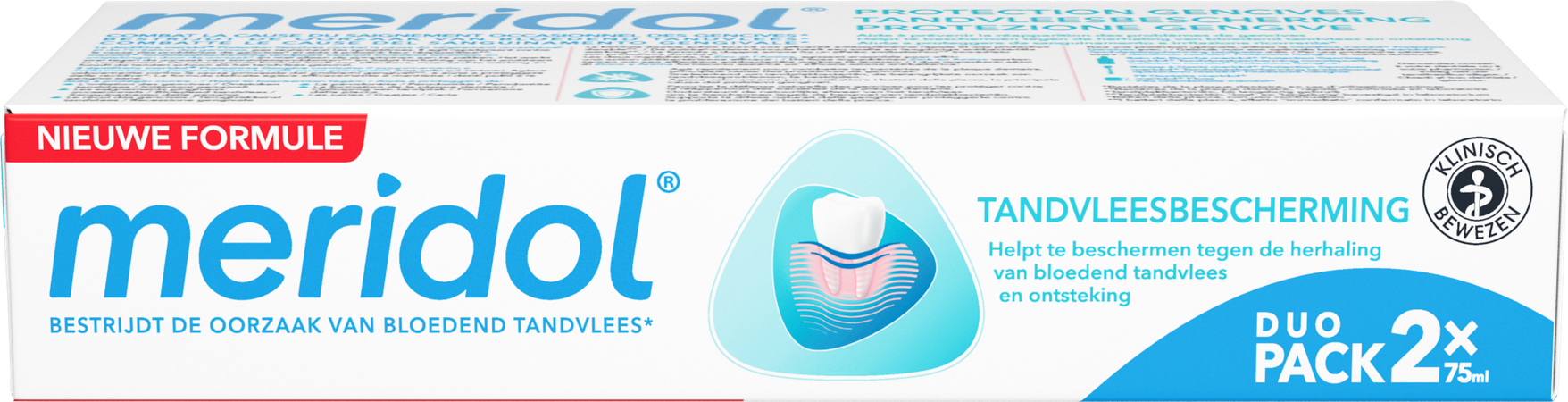 Meridol Tandvleesbescherming Tandpasta 2x75ml 8