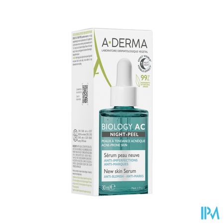 Aderma Biology Ac Night Peel Serum A/imperf. 30ml