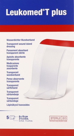 Leukomed T Plus Verb Ster 8,0cmx15cm 5 7238208 6