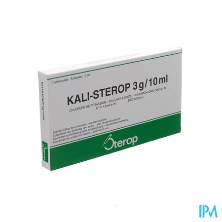 Kali Sterop 3,0g/10ml Amp Inj 10