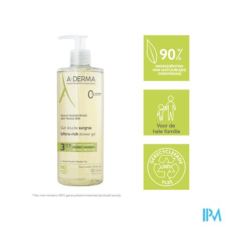 Aderma Douchegel Overvet 500ml 5