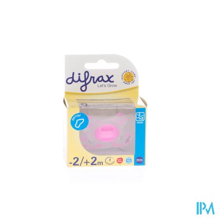 Difrax Fopspeen Newborn Dental Sil Girl-2/2m 1 796 5