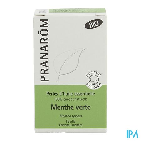 Parels Bio Groene Munt Ess Olie 60 3