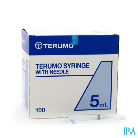 Terumo Seringue+aiguille 21g 1 1/2 Tb 5ml Vert 100