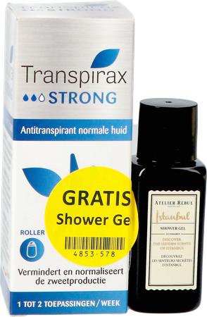 Transpirax Strong Roller 50ml + Douchegel 30ml 2