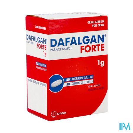 Dafalgan Forte Droog 1g Tabl 50