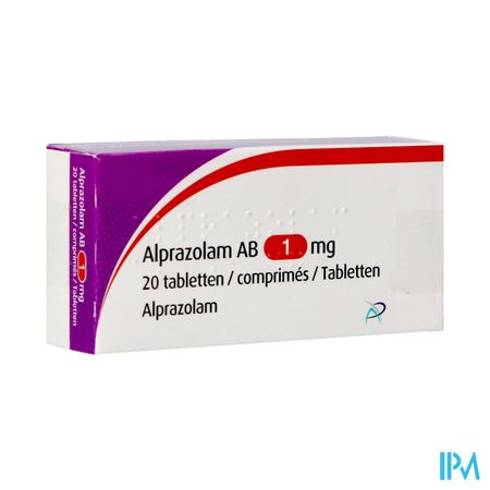 Alprazolam Ab Tabl 20x1mg