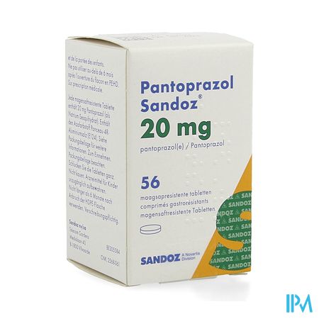 Pantoprazol 20mg Sandoz Gastro Resist.comp 56 Hdpe