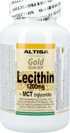 Altisa Gold Soja Lecithine 1200mg Softcaps 150 1