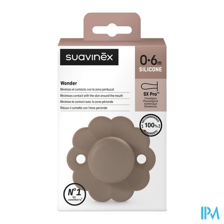 Suavinex Wonder Soother Sili.rev. 0-6m Raw Umber 1