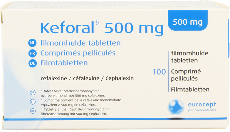 Keforal 100 Tabl 500mg 3