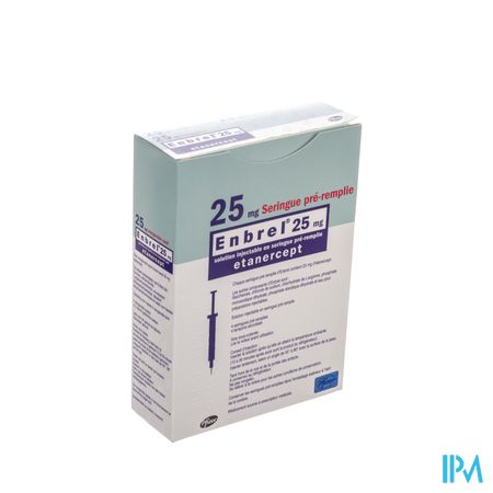 Enbrel 25mg Opl Inj Voorgevulde Spuit 4 X 0,5ml 1