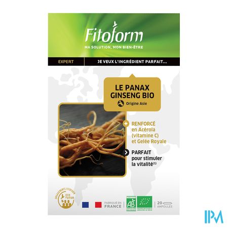 Bio Ginseng Panax Amp 20 Fitoform 1