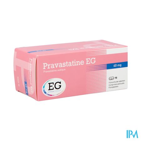 Pravastatine EG Tabl 98X40Mg