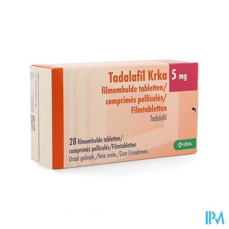 Tadalafil Krka 5mg Comp Pell 28 X 5mg