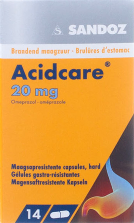 Acidcare 20mg Sandoz Caps Maagsapres 14 X 20mg 5