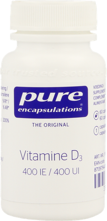 Pure Encapsulations Vitamine D3 400ie Caps 60 1
