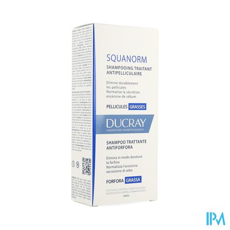 Ducray Squanorm Sh Pellicules Grasses 200ml