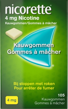Nicorette Kauwgom 105x4mg 2