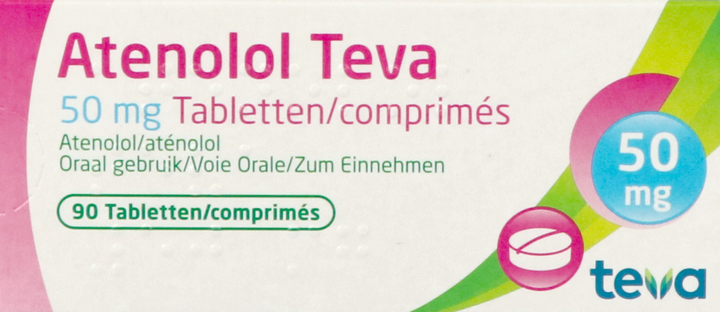 Atenolol Teva Comp Enrob 90x 50mg 3