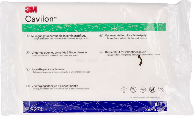 Cavilon Verzorgingsdoekjes Incontinentie 8 9274 2