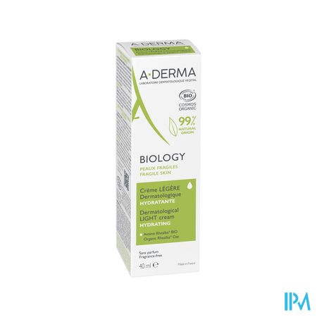 Aderma Biology Lichte Creme Dermatolog. 40ml