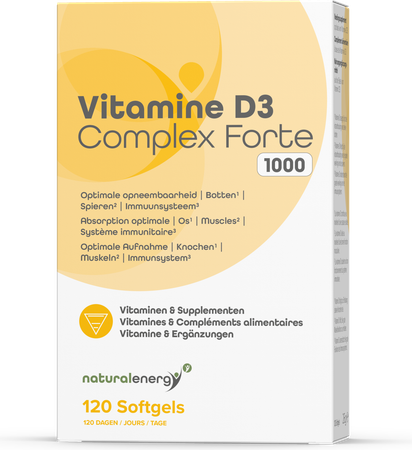 Vitamine D Complex Forte 1000ui 120 Natural Energy 3
