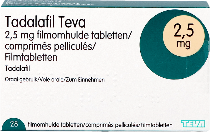 Tadalafil Teva Filmomh Tabl 28 X 2,5mg 5