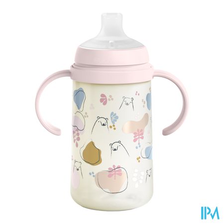 Suavinex Feeding Bears Bottle Handles Pink 270ml 6