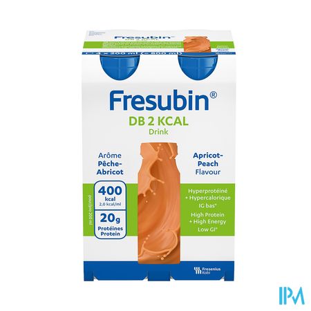 Fresubin Db 2 Kcal Drink Abrikoos-perzik 4x200ml