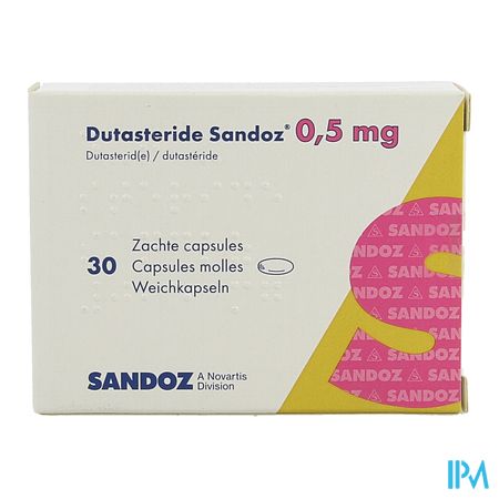 Dutasterid Sandoz 0,5mg Zachte Caps 30 X 0,5mg 2