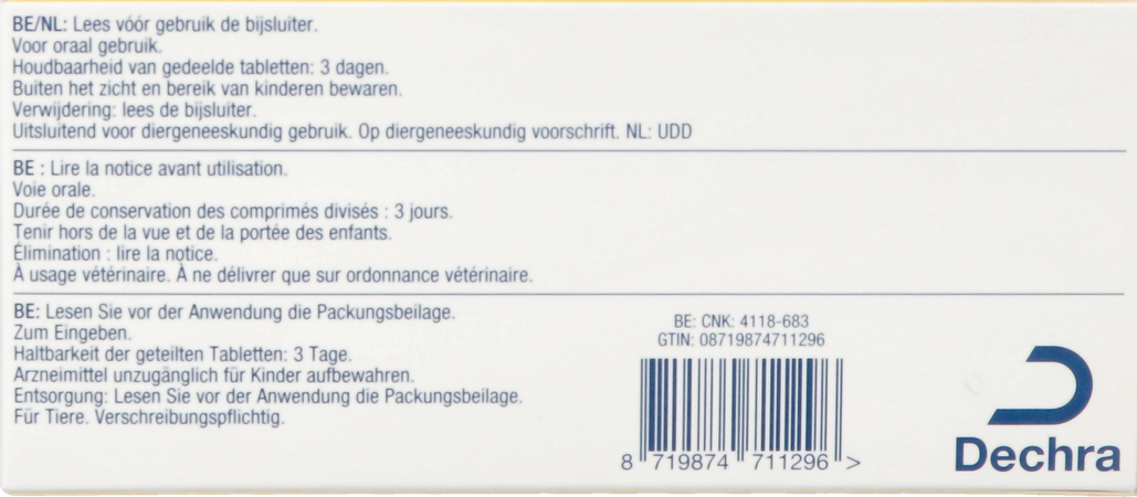 Clindabactin 220mg Kauwtabletten Honden Katten 10 5