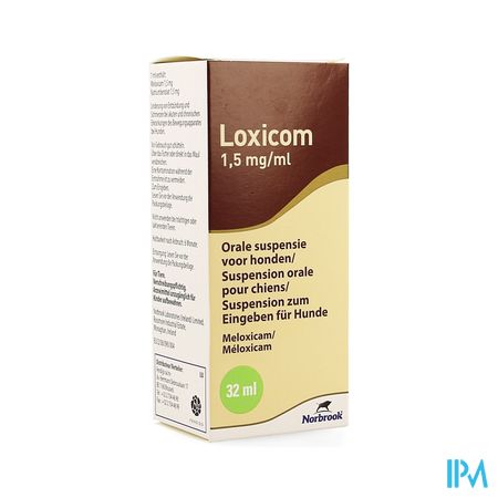 Loxicom 1,5mg/ml Orale Suspensie Hond 32ml