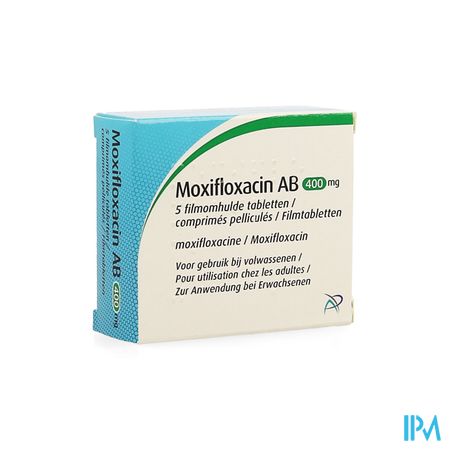 Moxifloxacin Ab 400mg Filmomh Tabl 5 X 400mg